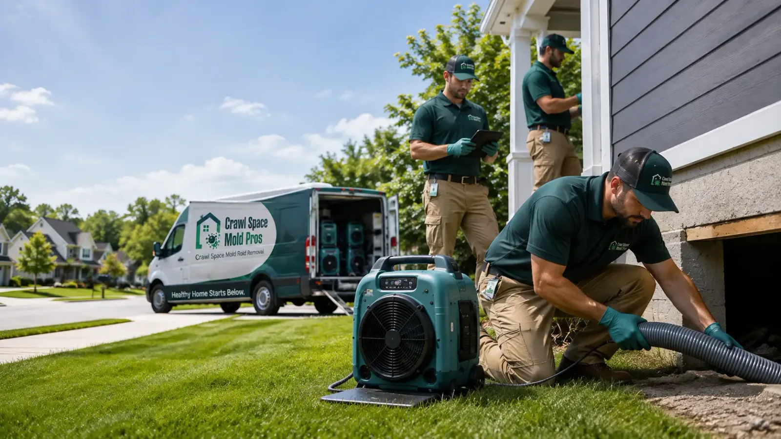 Crawl Space Mold Removal in Harrisburg, NE